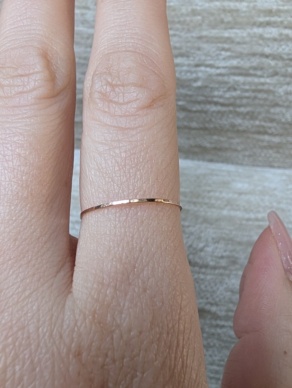 Catbird ROSE GOLD Threadbare Ring, Size 7 - Picture 2 of 8